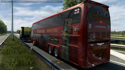 Buses of Travel Agencies in Traffic v3.0 ETS2 1.43.x - 1.44.x