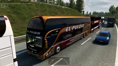 Buses of Travel Agencies in Traffic v3.0 ETS2 1.43.x - 1.44.x