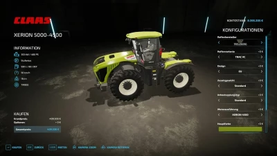 Claas Xerion 4500-5000 v1.0.2.0