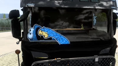 Cookie Monster Wiper Stickers v1.1