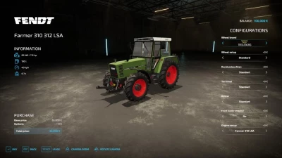 Fendt Farmer 310/312 LSA Turbomatik v1.0.0.0