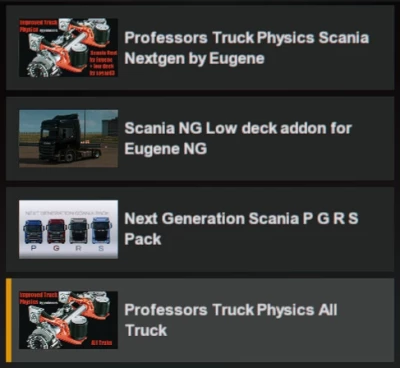 Improved truck physics by professors v6.1 for 1.44