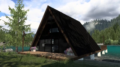 Lake cabin (A-Frame) 1.44