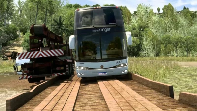 Marcopolo G6 1800 DD 6x2 Bus Mod With Animations For ETS2 & ATS 1.43.1.44