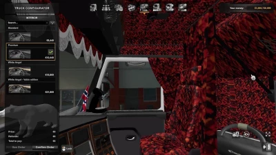 Scania 143M Red Plush Interior + Exterior 1.44