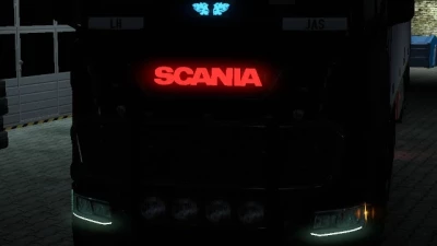 Scania front badge led v1.2