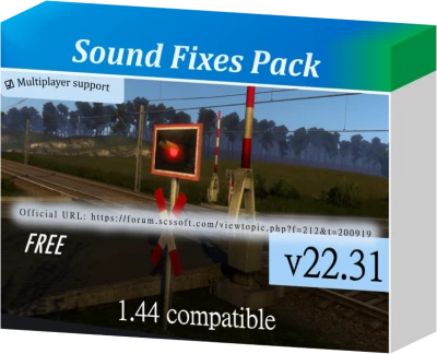 ETS2 Sound Fixes Pack v22.31