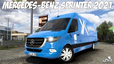 [ATS] Mercedes Benz Sprinter 2021 + Interior v2.0 1.44.x