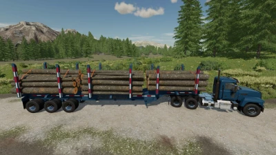 Hallbilt MFG Tri Axle Log Trailer v1.0.0.0