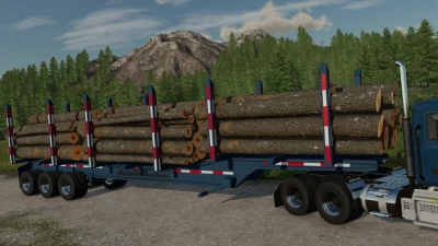 Hallbilt MFG Tri Axle Log Trailer v1.0.0.0