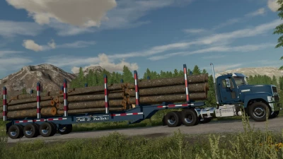 Hallbilt MFG Tri Axle Log Trailer v1.0.0.0