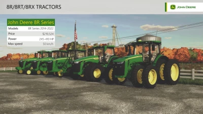 John Deere 8R US Series v1.0.0.0