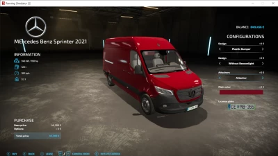 MERCEDES BENZ SPRINTER 2021 V1.0.0.0