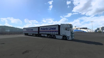 Multiple Trailers in Traffic - ETS2 - v1.44