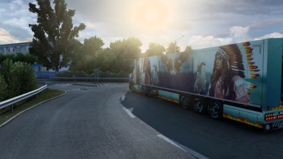 SCANIA NEW SKIN PROJECT Native girl v0.7