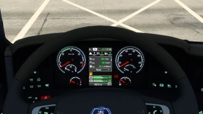 Scania R & Streamline Improved Dashboard 1.44