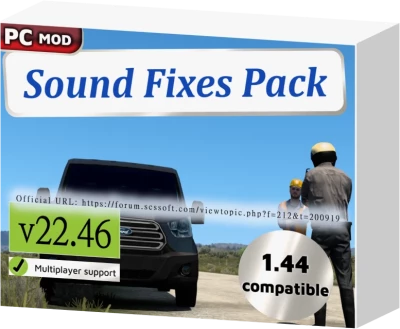 ETS2 Sound Fixes Pack v22.46