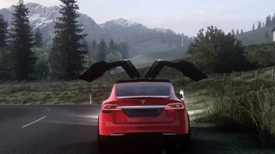 TESLA MODEL X Animation Doors 1.44