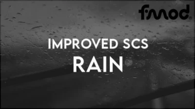 [ATS] Improved SCS Rain Mod v0.2 1.44 / 1.45