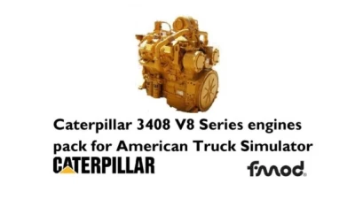 Caterpillar 3408 V8 Series Engines Pack by eelDavidGT - 1.44/1.45