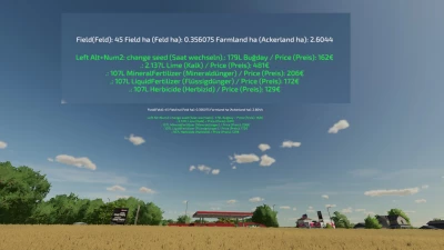 FS22 Field Statistics Data v1.0.0.0