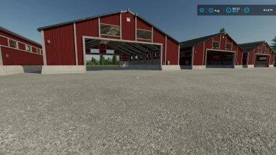 FS22 Placeable Large Sheds v1.0.0.0