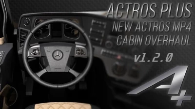 New Actros MP4 Cabin Overhaul v1.2.0