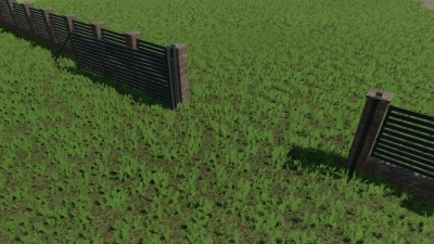 Rustic Brick And Metal Fence v1.0.0.1