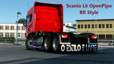 Scania L6 Straight pipe BR Style v1.0