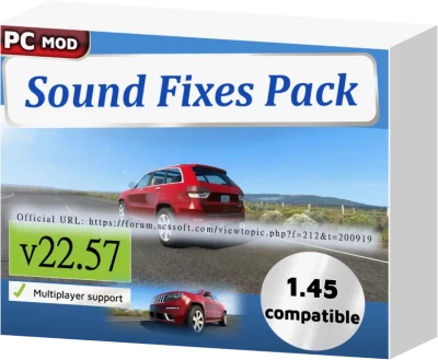 Sound Fixes Pack v22.57 - 1.45 open beta