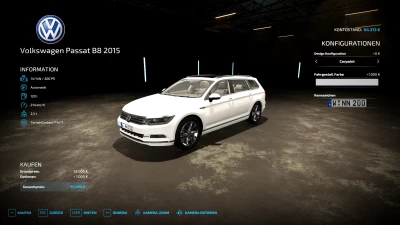 Volkswagen Passat B8 2015 v1.1.0.0