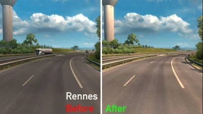 Hi-Res Roads for France, Scandinavia, Italy, Baltics and Germany v1.45