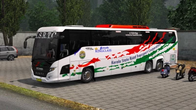 Indian KSRTC (Kerala) Skin Pack for Scania Touring v1.0