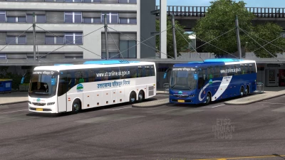 Indian UTC (Uttarakhand) Skin Pack for Volvo B11r by BMI Premium v1.0