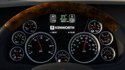 Kenworth T680 Improved Dashboard v1.45