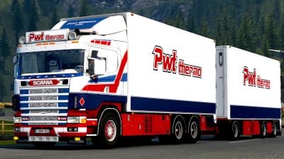 Scania 164G 580 PWT + trailer v1.45