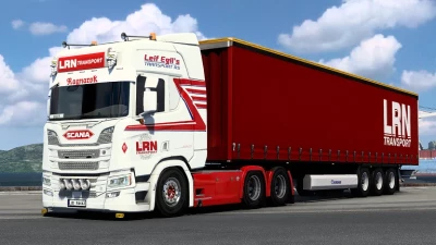 Scania R LRN / Leif Egil Transport RAGNAROK Skin v1.0