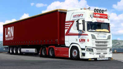 Scania R LRN / Leif Egil Transport Valhall Skin v1.0