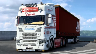 Scania R LRN / Leif Egil Transport Valhall Skin v1.0