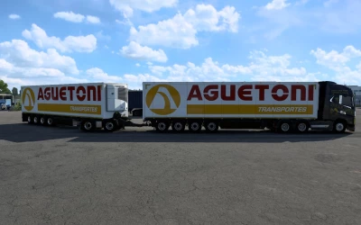 SKIN SCS TRAILERS AGUETONI TRANSPORTES 1.45