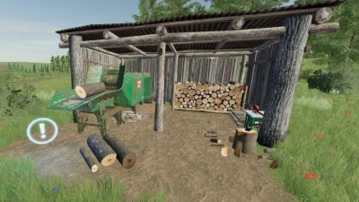 Woodpile with old Jenz HE 700 StA v1.0.0.0