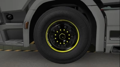 Black Yellow for abasstreppas wheels v1.0 1.45