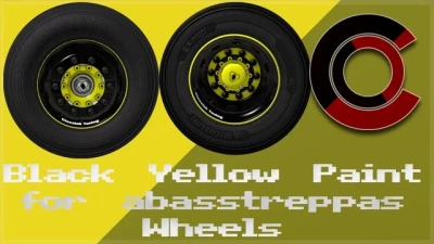 Black Yellow for abasstreppas wheels v1.0 1.45