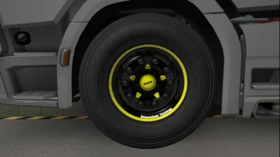 Black Yellow for abasstreppas wheels v1.0 1.45