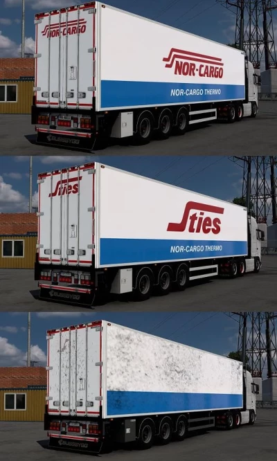 Bussbygg Euromax Nor Cargo / Sties / Ex Skin Pack v2.0