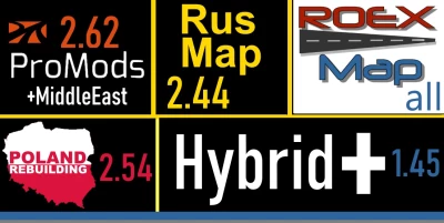 HybridPlus Connection Roex + Promods + ME + Rusmap + PR 1.45