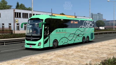 Indian SETC (Tamil Nadu) Skin Pack for DBMX Volvo 9800 UK v1.0