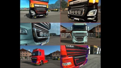 Kelsa light bars for DAF XF 105 & 106 v2.3 1.45