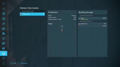 Maple Syrup Production v1.0.1.0
