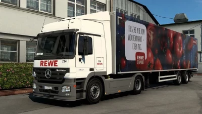 Mercedes Actros MP2 Rewe Combo Skin v2.0